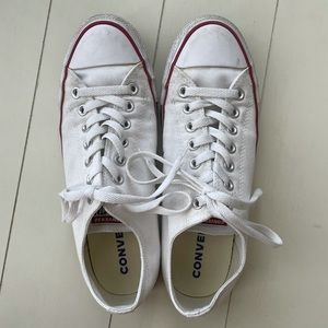 Men’s White Converse All Star Size 8.5